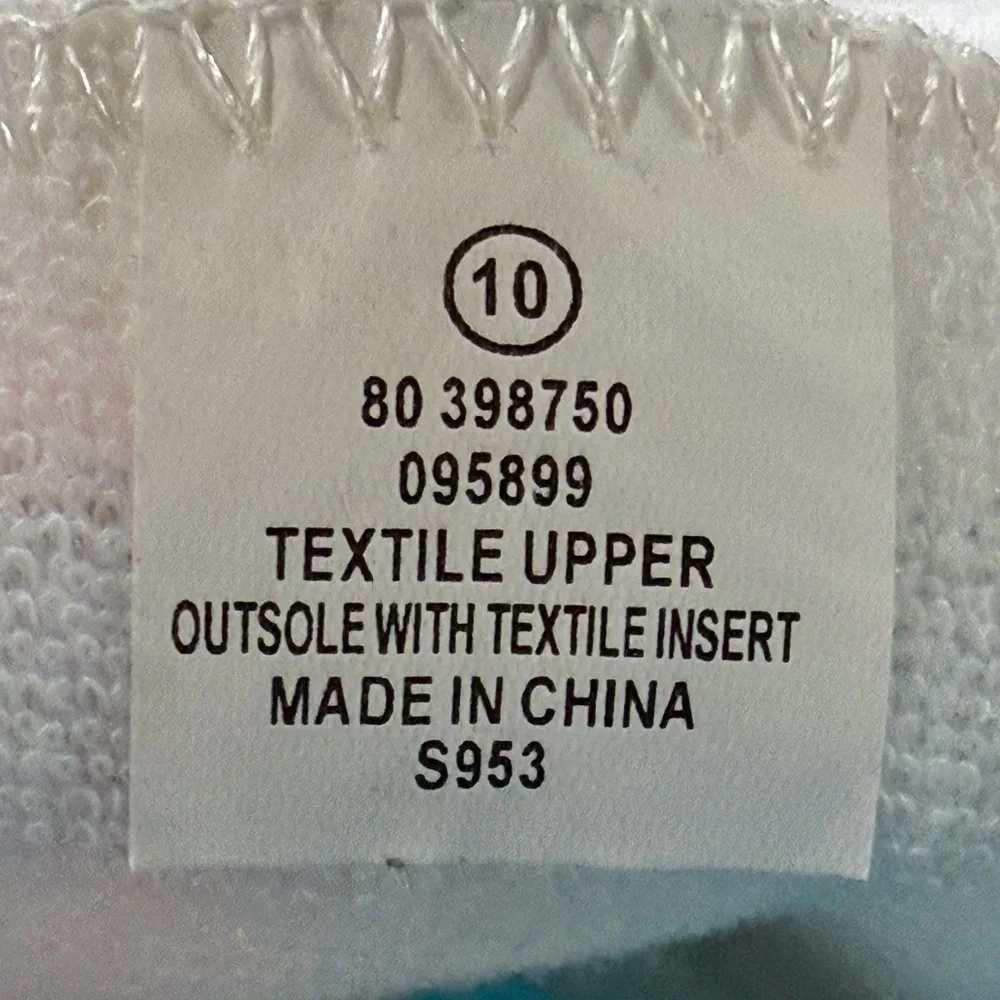 NWT Tommy Bahama Multicolor Tie Dye Shoes Slip On Sneakers, Size 10 - Picture 8 of 8